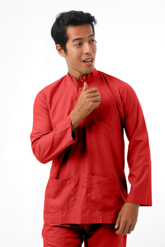 MIKAIL BAJU MELAYU MODEN -RED 