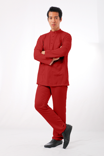 MIKAIL BAJU MELAYU MODEN -RED 