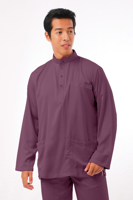 MIKAIL BAJU MELAYU MODEN - UNGU 