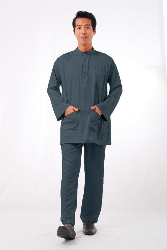 MIKAIL BAJU MELAYU MODEN -FLORALGREEN 