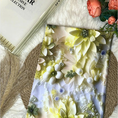 8D Dahlia Digital Satin 44”