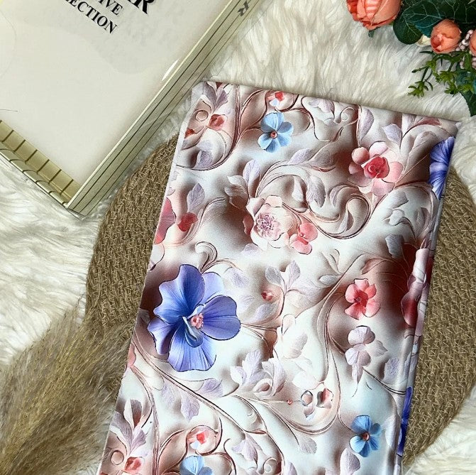8D Daisy Digital Satin 44"
