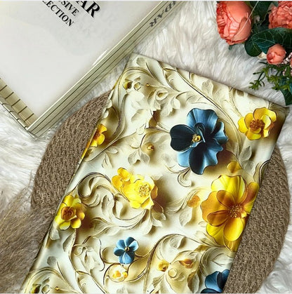 8D Daisy Digital Satin 44"