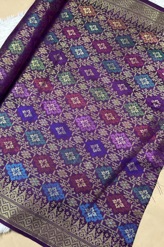 Pelangi Senja Metallic Songket 44'