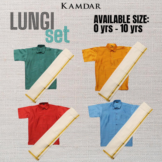 Boys Lungi Set