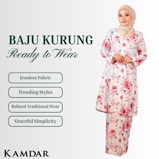 Sofea Printed Floral Kurung Riau