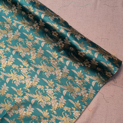 Daisy Floral Metallic Jacquard 44"
