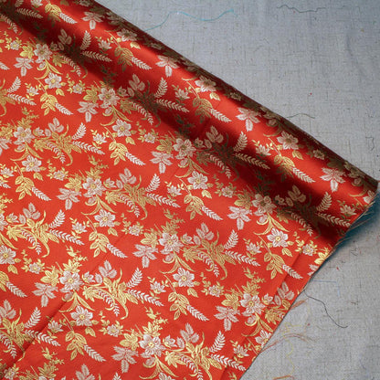 Daisy Floral Metallic Jacquard 44"