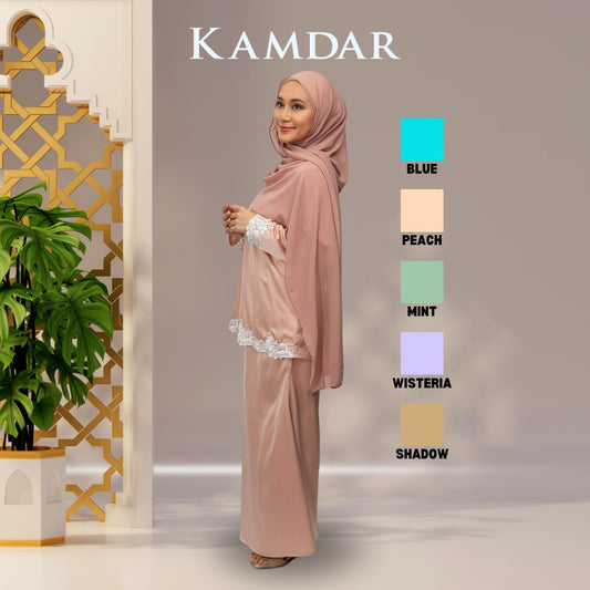 Baju Kurung Aidil Fabric Kallie with Lace