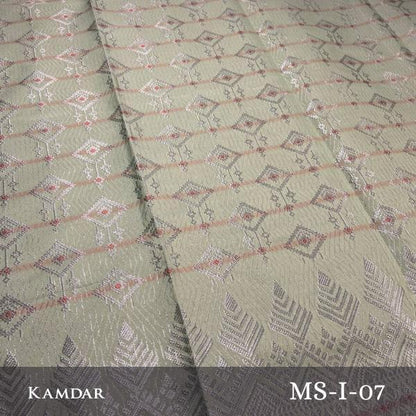 Berlian Perak Metallic Songket 44"