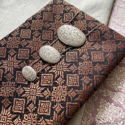 KAIN SONGKET METALLIC SERI ANGGUN BIDANG 44'' METER TERBUKA 