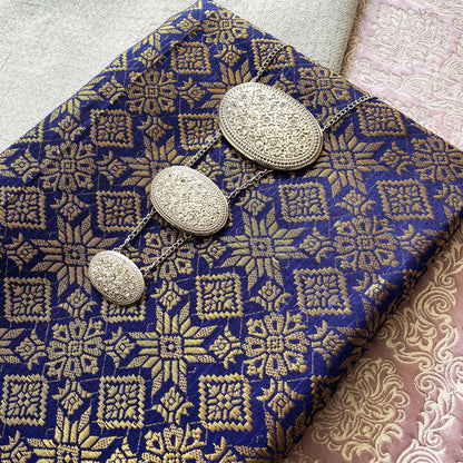 KAIN SONGKET METALLIC SERI ANGGUN BIDANG 44'' METER TERBUKA 