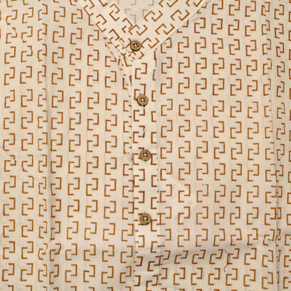 Abstract Print Men's Kurta