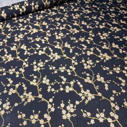 FLORAL JACQUARD SATIN 1.0 44" METER TERBUKA