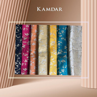 FLORAL JACQUARD SATIN 1.0 44" METER TERBUKA