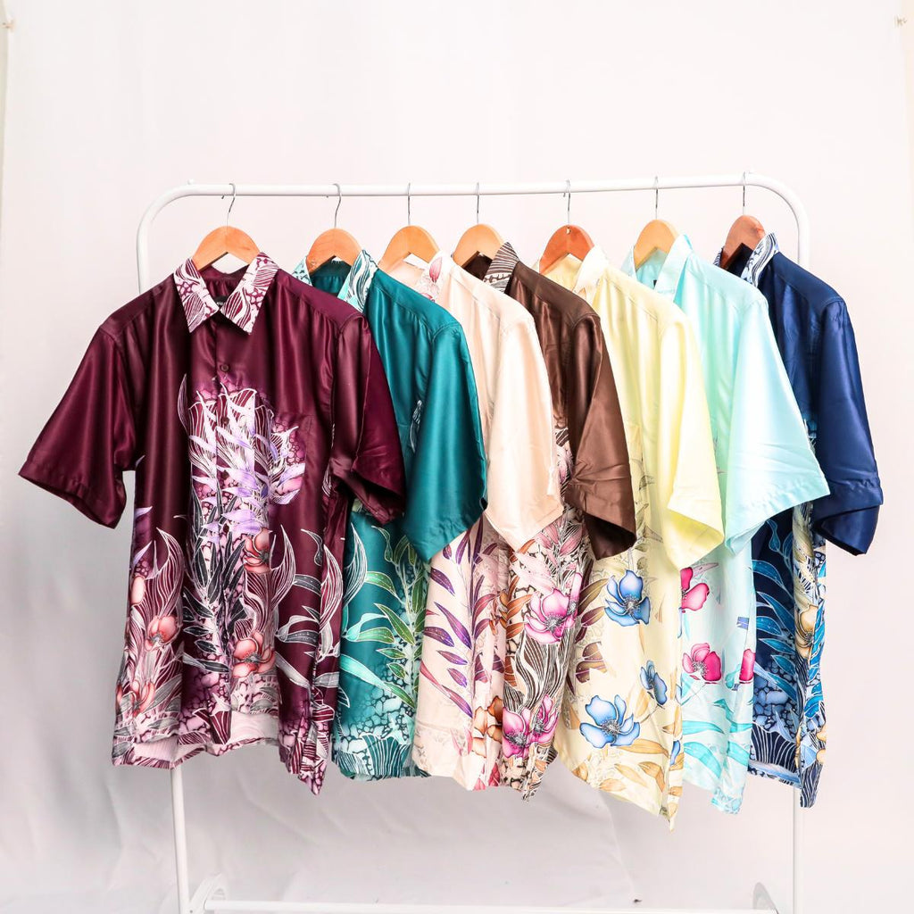 Baju Batik Lelaki Regular Fit Short Sleeve