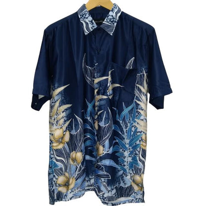 KAMDAR Baju Batik Lelaki Lengan Pendek Cetakan Lelaki Regular Fit