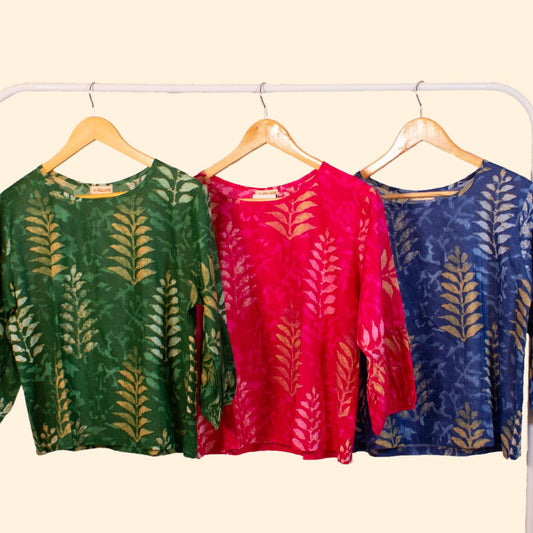 Amara Printed Floral Blouse