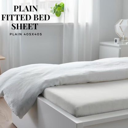 Plain Fitted Bed Sheet T200
