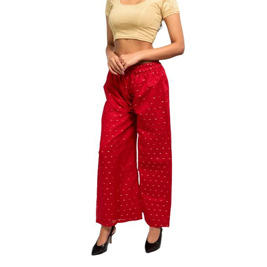 Banarasi Silk Butti Palazzo Pants