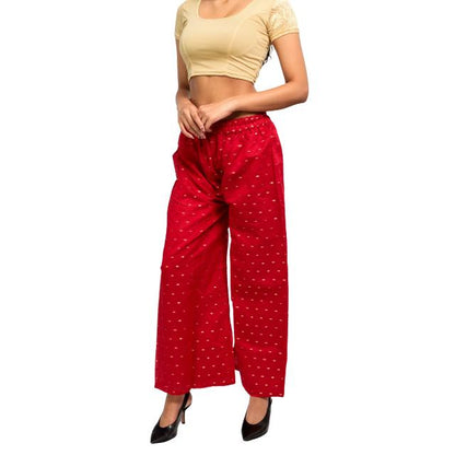 Banarasi Silk Butti Palazzo Pants