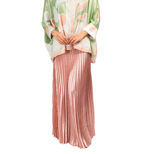 Pleated Long Skirt