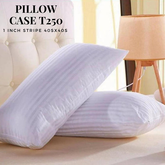 Pillow Case T250 1 Inch Stripe 40SX40S