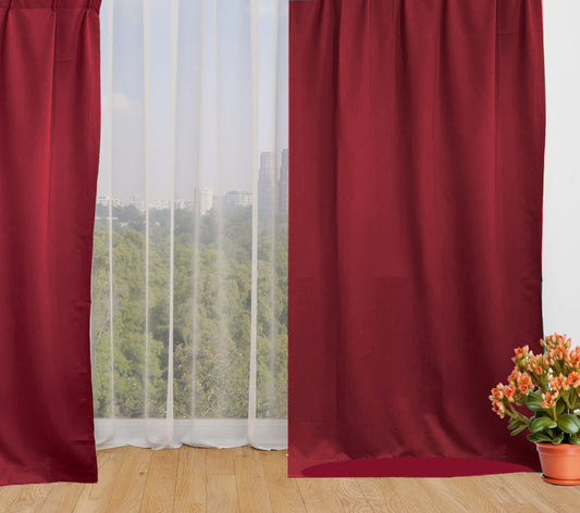 French Pleat Curtain Embossed Dimout