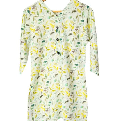 Utsav Cotton Chikan Embroidery Kurti