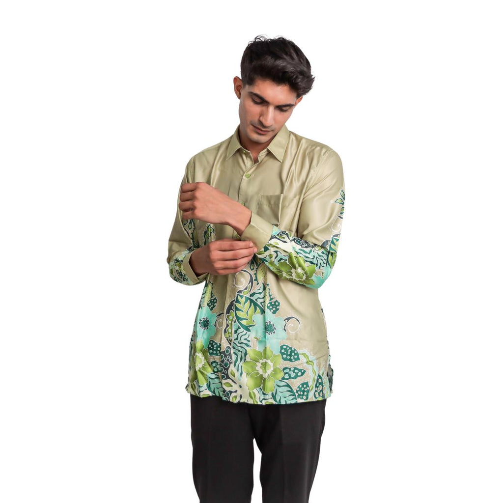 Morina Baju Batik Satin