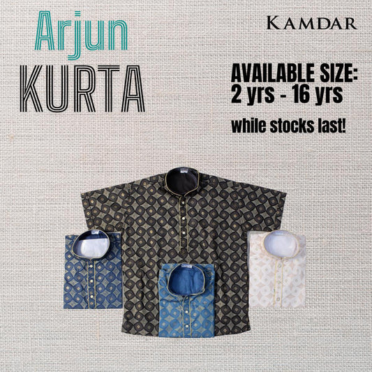 Arjun Kids Short Sleeve Kurta