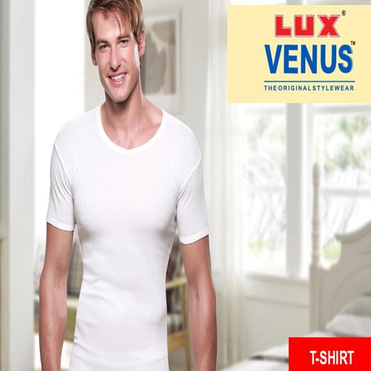 Lux Venus Men T-Shirt White 1pc/Pack