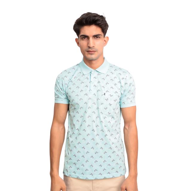 Men Dot Polo T-Shirt