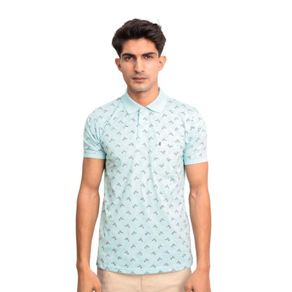 Men Dot Polo T-Shirt