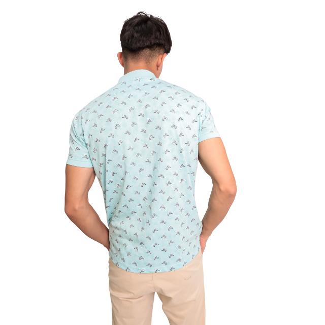 Men Dot Polo T-Shirt