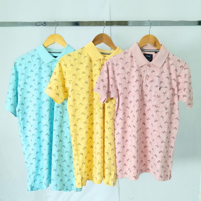 Men Dot Polo T-Shirt