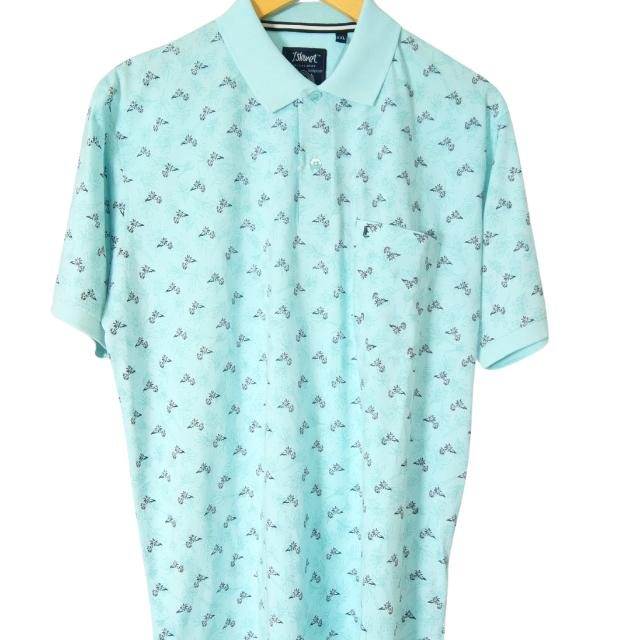 Men Dot Polo T-Shirt