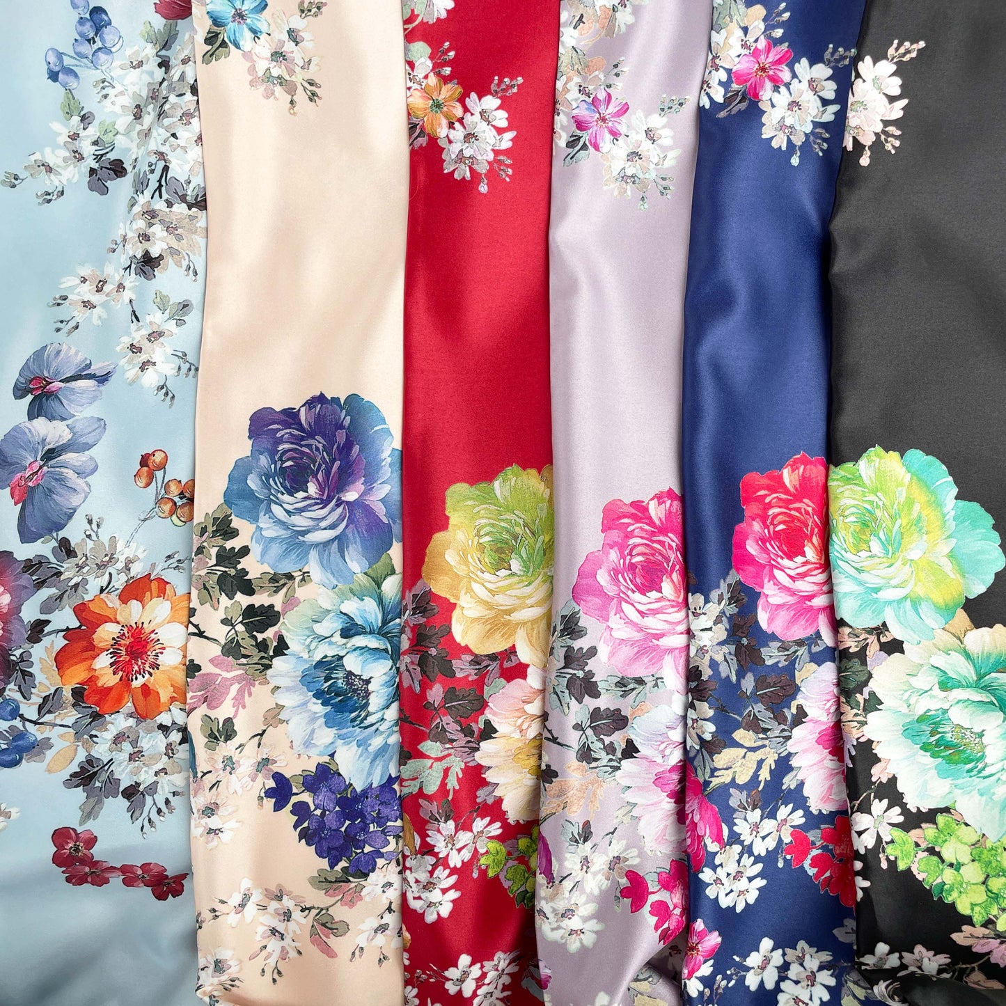 KAMDAR YOLANDA ITALIAN DIGITAL SATIN SERIES 2 READYSTOCK OPEN METER, Kain Satin, Kain batik viral murah, Kain Pasang Raya 2024, Kain Songket Raya 2024, Kain Printed