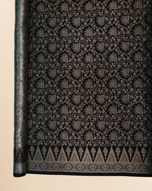 Amsyar Gold Jacquard with Stone 44"