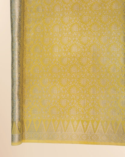 Amsyar Gold Jacquard with Stone 44"