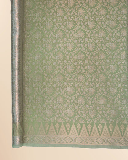 Amsyar Gold Jacquard with Stone 44"