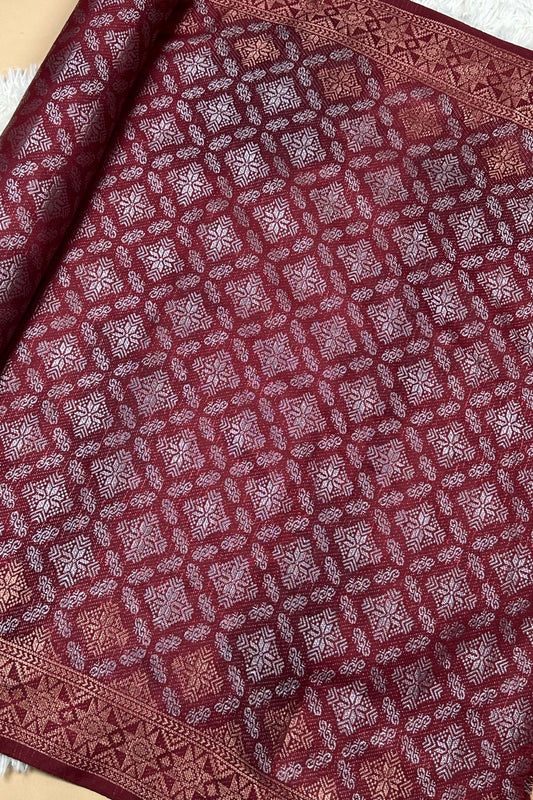 Peti Perak Metallic Songket 44"