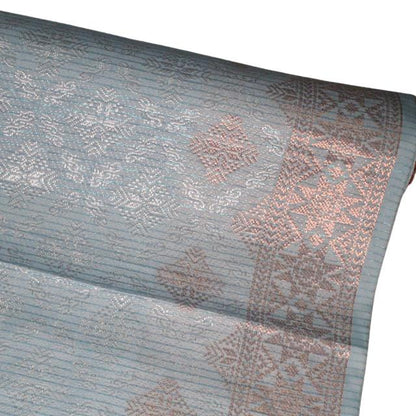 Peti Perak Metallic Songket 44"
