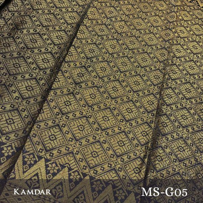Pusaka Desa Metallic Songket 44"