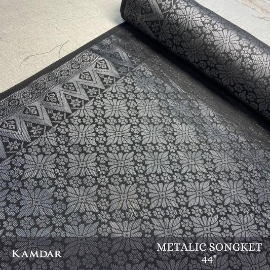 Cinta Alam Metallic Songket 44"