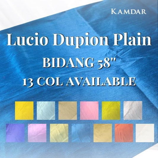 Lucio Dupion Plain Silk 56"
