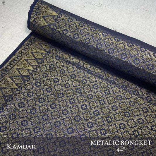 Jelita Metallic Songket 44"