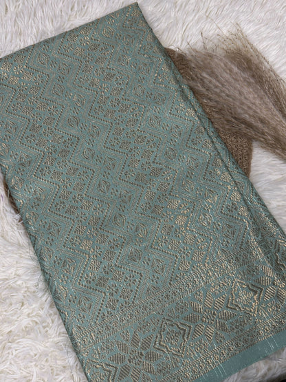 Wangsa Damai Metallic Songket 44"