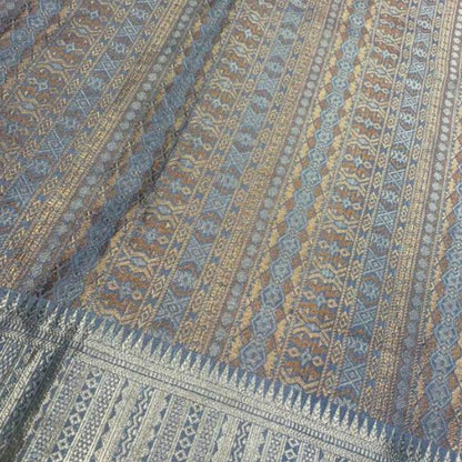 Multicolour Metallic Songket 44'"