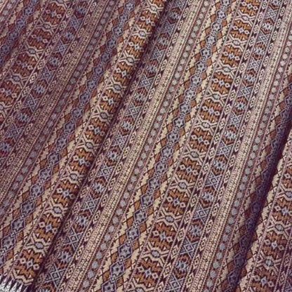 Multicolour Metallic Songket 44'"